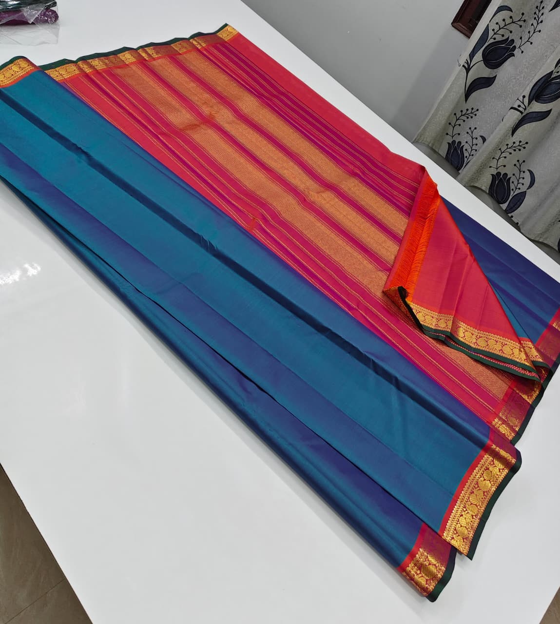 Premium Quality Kanchipuram Silk Saree With Traditional Zari Weaving